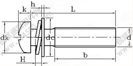 GB /T 9074.8-1988 十字槽小盤頭螺釘、平墊和彈墊組合執(zhí)行標準